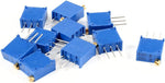 Buy 12 Values 60pcs 3296W Trimmer Potentiometer in Qatar | Precision Variable Resistors for Electronics Projects