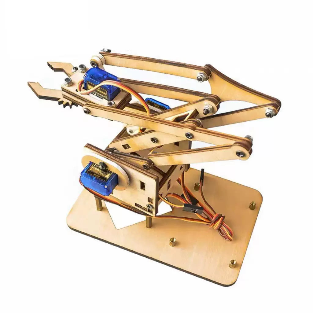 4 DOF Wood Robotic Mechanical, Roboterarm Arduino Robot Arm Kit Arm SG90 Servo für Arduino Raspberry Pi Snam1500 4 DOF Wood Robotic Mechanical, Roboterarm Arduino Robot Arm Kit Arm SG90 Servo für Arduino Raspberry Pi Snam1500