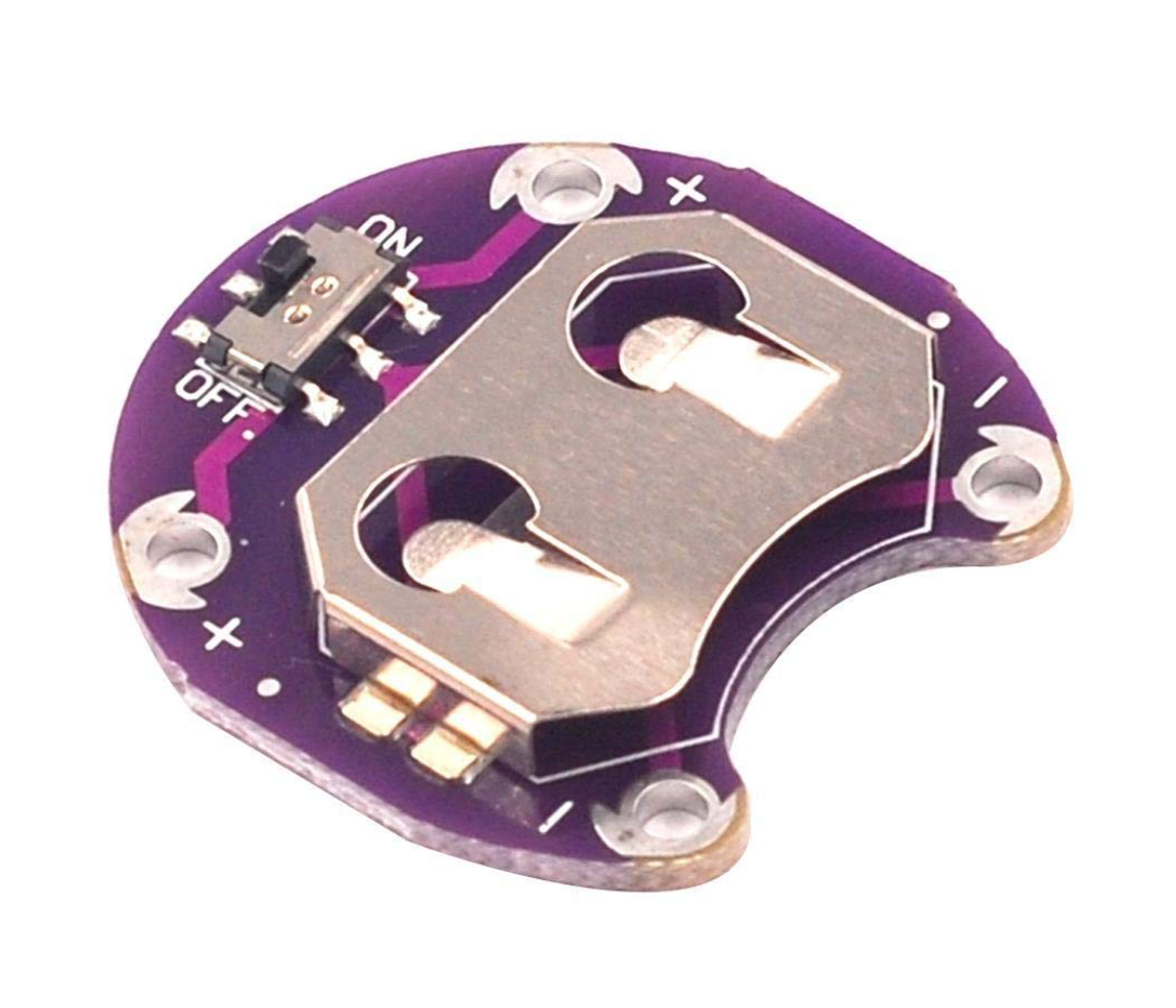 10 stuks knoopcelbatterij houder Lilypad CR2032 batterijmontagemodule voor Arduino Small Slide Switch Board DIY CR2032 batterij houder behuizing module