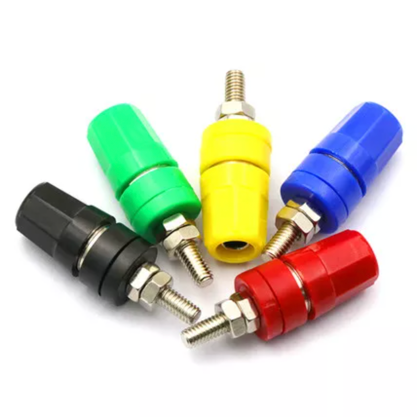 4MM Banana M4*36 Nickel plate Copper wiring terminal SMARTQAT