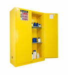 Flammable Storage Cabinets 45 Gallon/170 L, Yellow, خزانة لحفظ الكحول والمواد القابلة للاشتعال