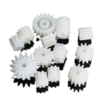 15pcs Spindle Gear Four-wheel Drive Motor Plastic Worm Gear