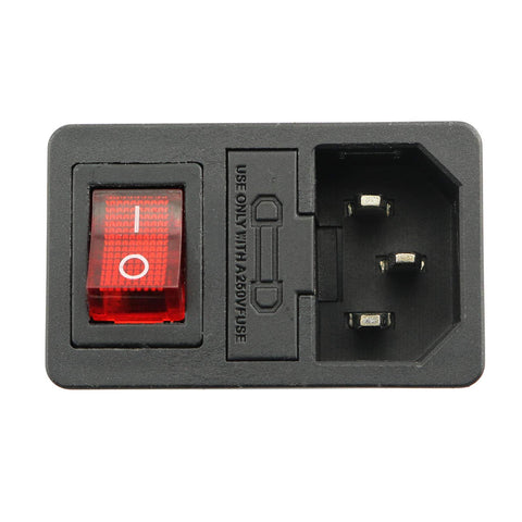 AC-01 Three-In-One Power Socket with Light/Switch/Fuse