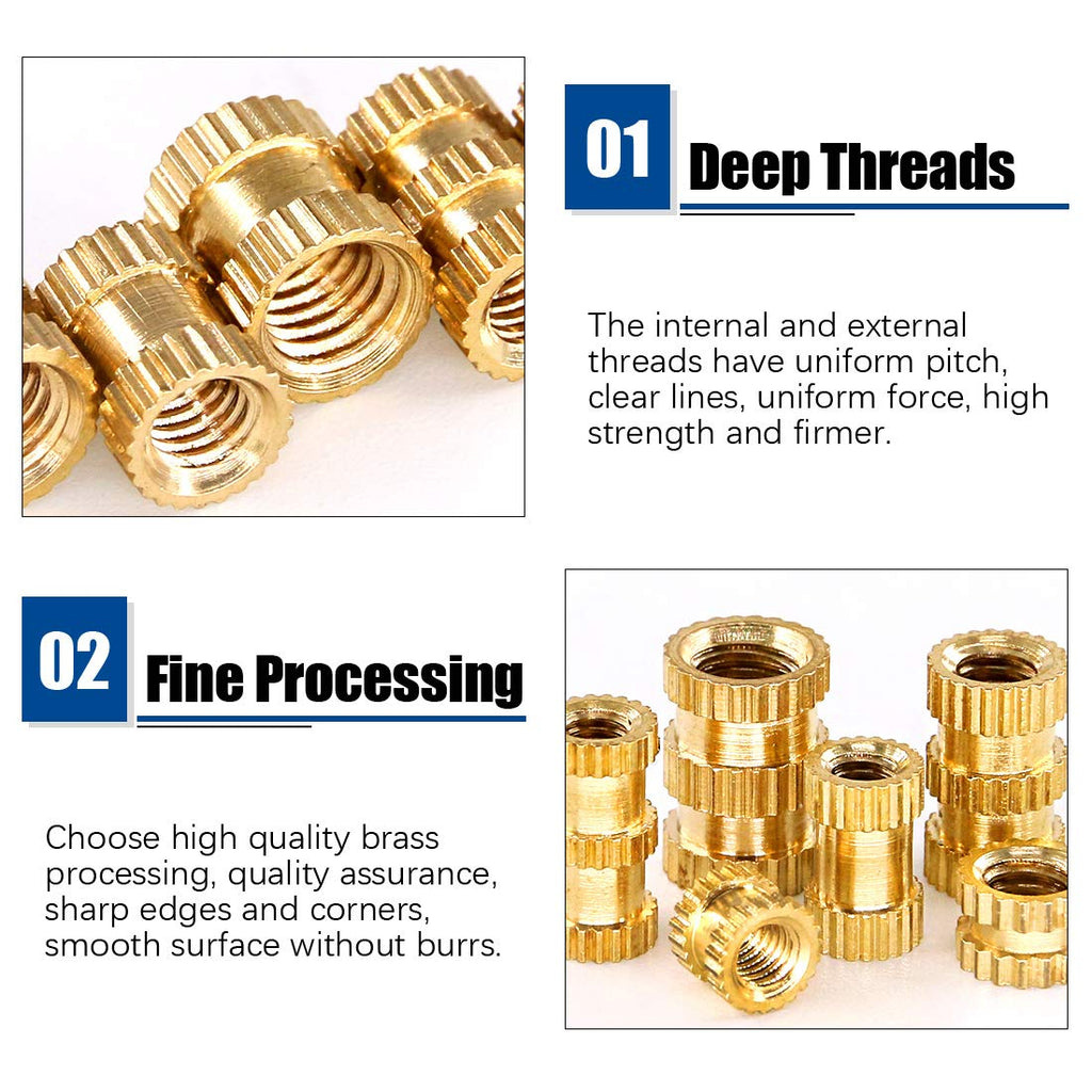 Female Thread Knurled Brass Insert (370 PCS) – SMARTQAT