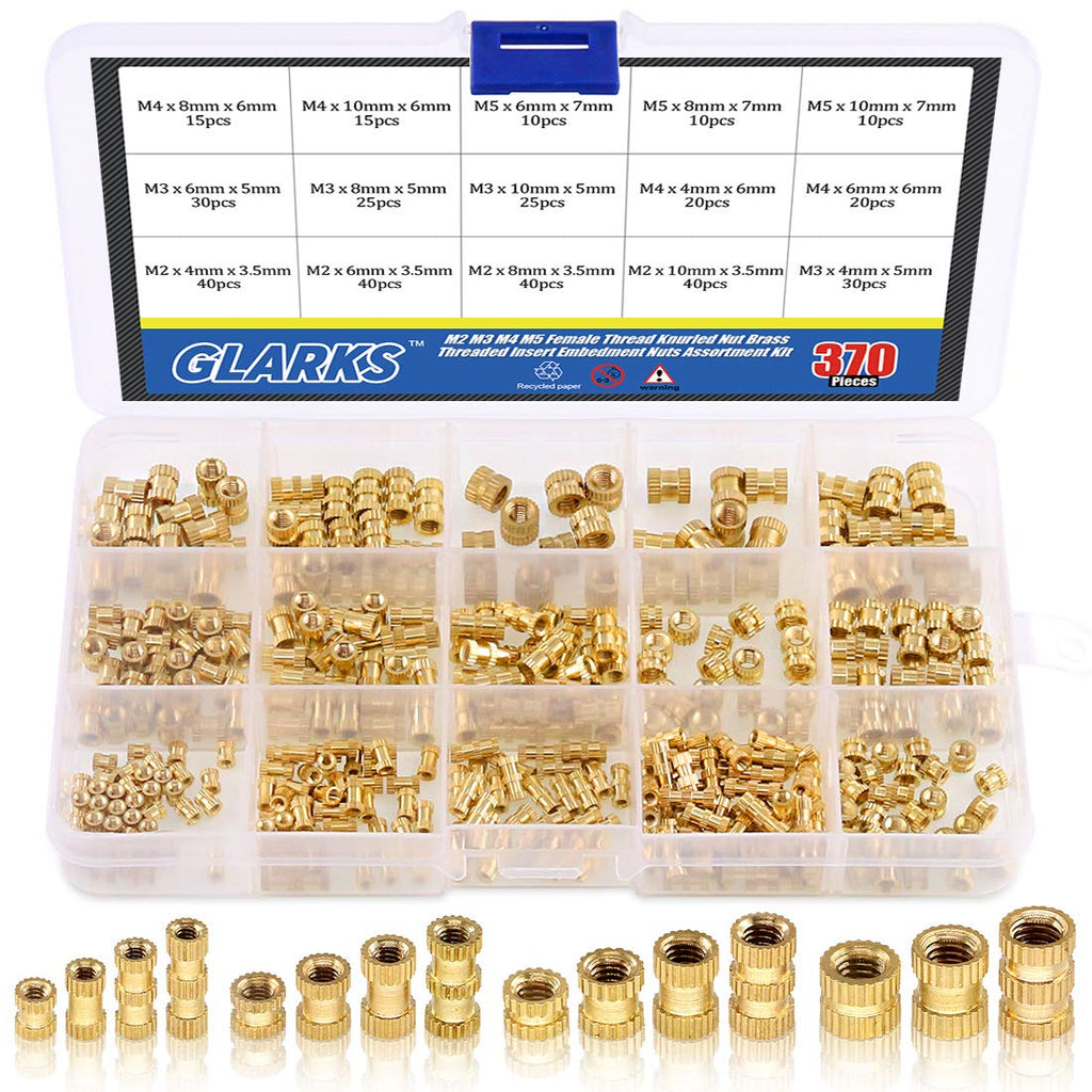 Female Thread Knurled Brass Insert (370 PCS) – SMARTQAT