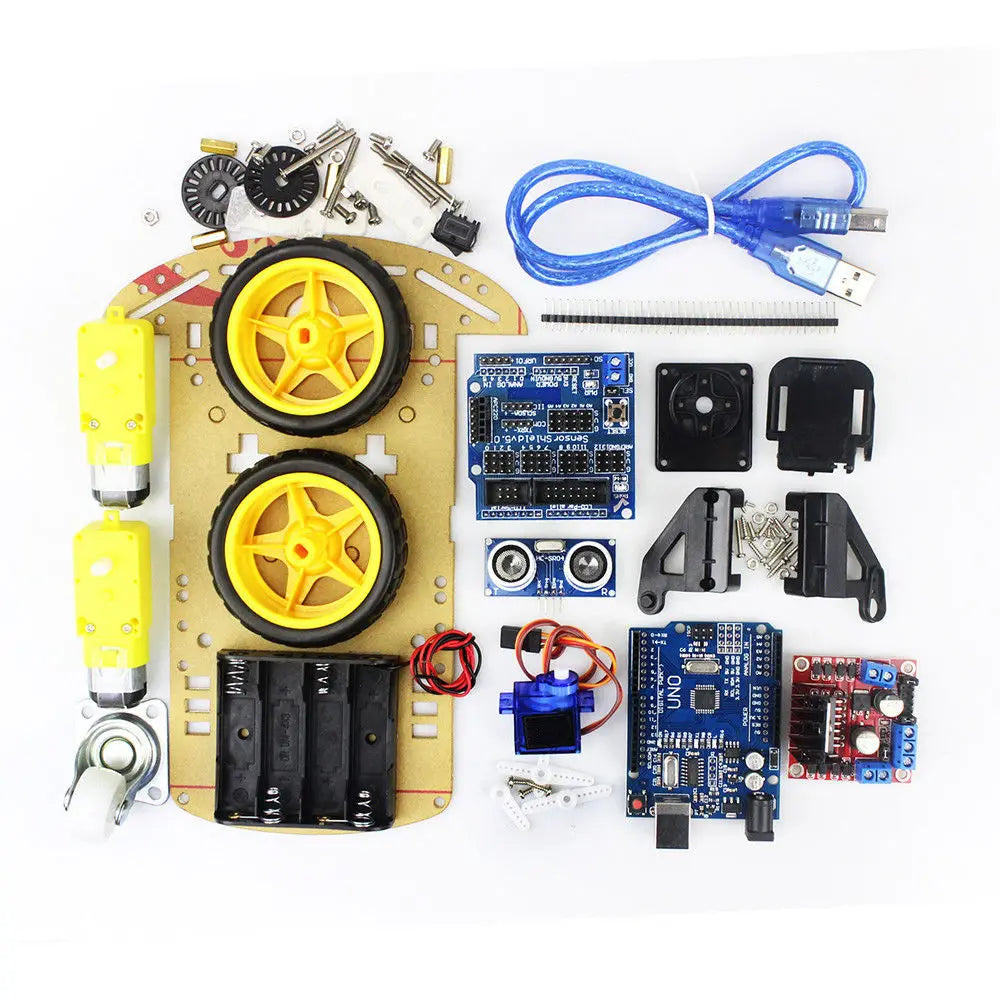 R2A New Avoidance Tracking Motor Smart Robot Car Chassis Kit – SMARTQAT