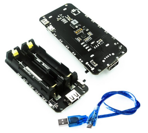 2 Channel 18650 Battery Holder Protection Board + Cable