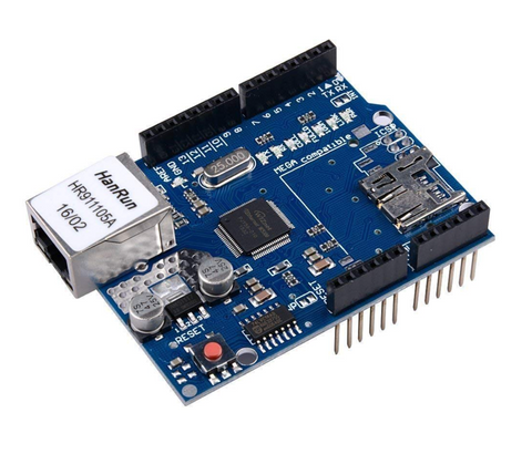 W5100 Ethernet & Micro-SD for Arduino