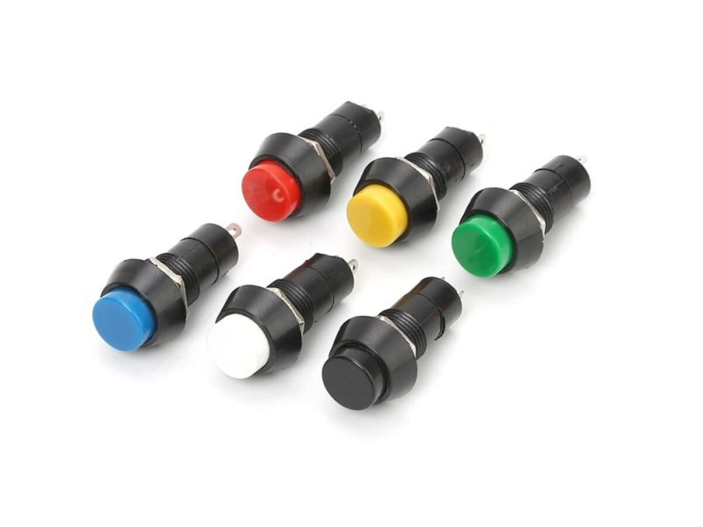 Push Button Colour 12MM PBS-11 Momentary Round Push Button Switch – SMARTQAT