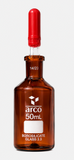 Amber glass dropper bottles