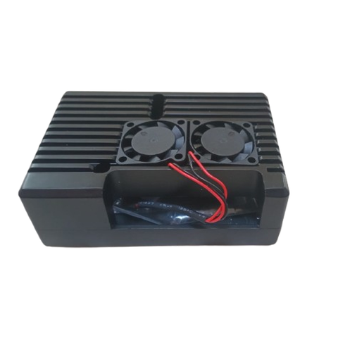 Case with Fan (Black) for Raspberry Pi 4