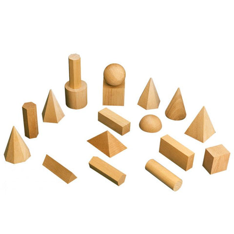 Geometrical Models Set/19 1010340-2 قطع خشبية اشكال متنوعة