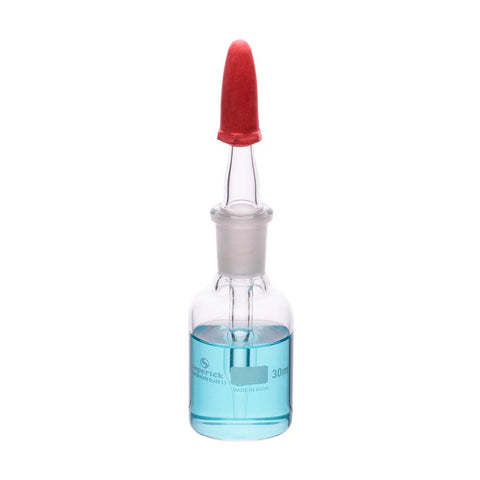 Dropping Bottle With Rubber Teat, Neck Clear Glass 60ml