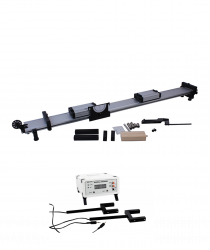 Dynamic track system 1.8m full system with Photogates and digital timer ...