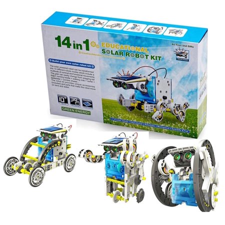 Arduino 14 in 1 Creative DIY Assemble Educational Solar Transformers Robot Toy Kit