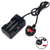 Dual charger for 18650, 14500, 16430 rechargeable Li-ION battery
