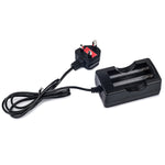 Dual charger for 18650, 14500, 16430 rechargeable Li-ION battery