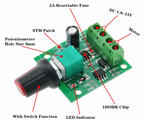 2A Knob Adjustable PWM DC Motor Speed Controller