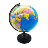  Earth Globe, 21.4cm dia Qatar | Miniature Illuminated World Globe with Stand - Perfect Desktop Companion for Home and Office