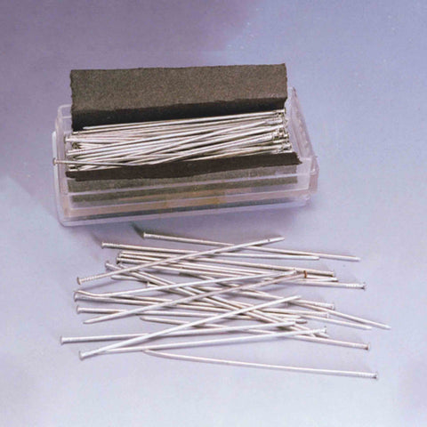 Optical Pins, 50mm Iron, Pack of 100gm PH30280/2