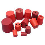 Rubber Stopper With 2 Hole bottom 13mm TOP 16.5mm HT.20mm