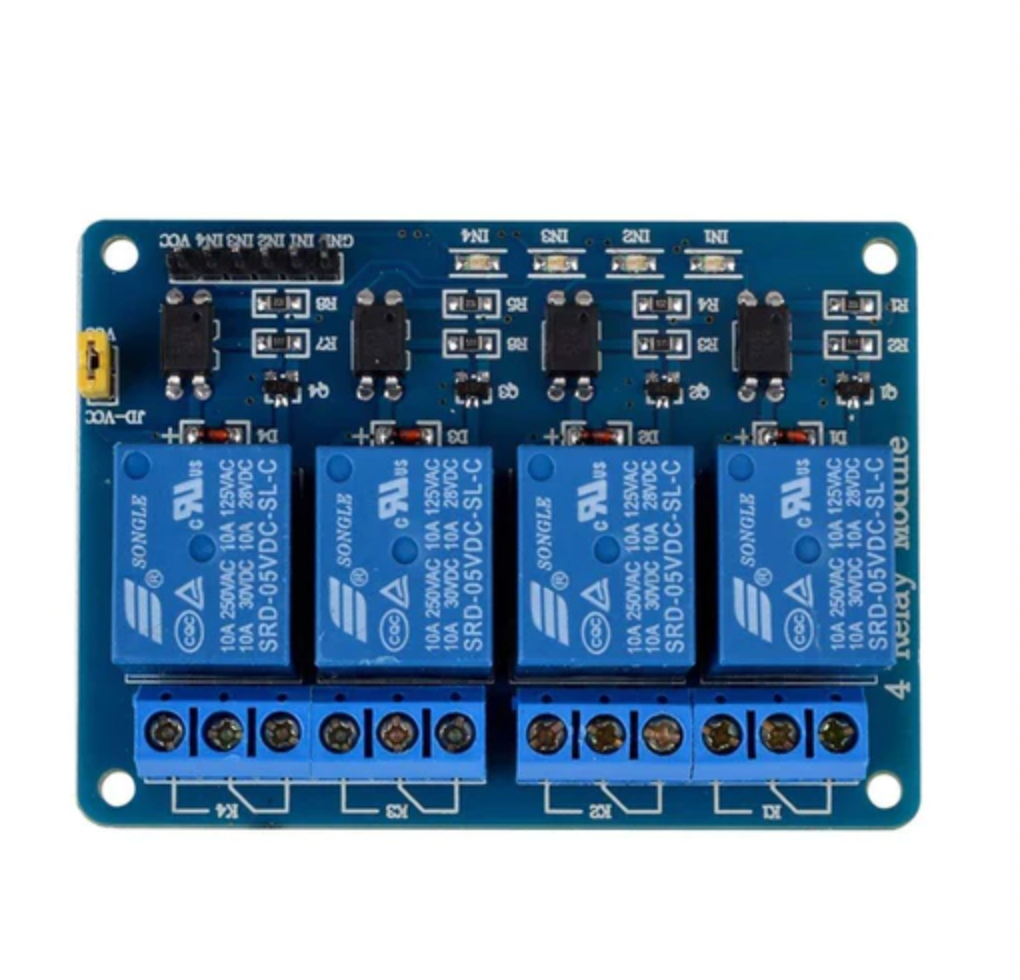 4 Channel Relay Module 5V – SMARTQAT