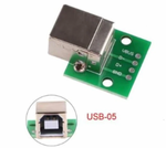 USB-0B female to DIP adapter board
