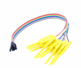 Female to Test Hook Clip Jumper for Logic Analyzer (Pack of 10)