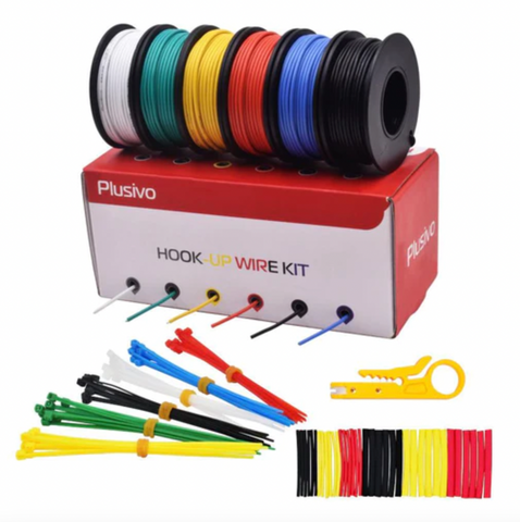 Hook Up Wire Kit (Single-core) - 6 rolls