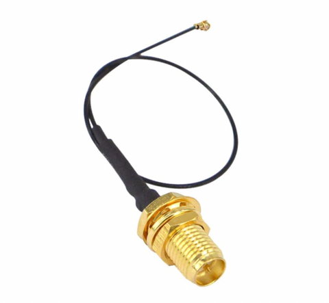 IPEX to RP SMA female (male pin) RF pigtail Antenna