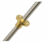 Lead-screw with Brass Nut 8mm 550mm