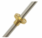 Lead-screw with Brass Nut 8mm 400mm
