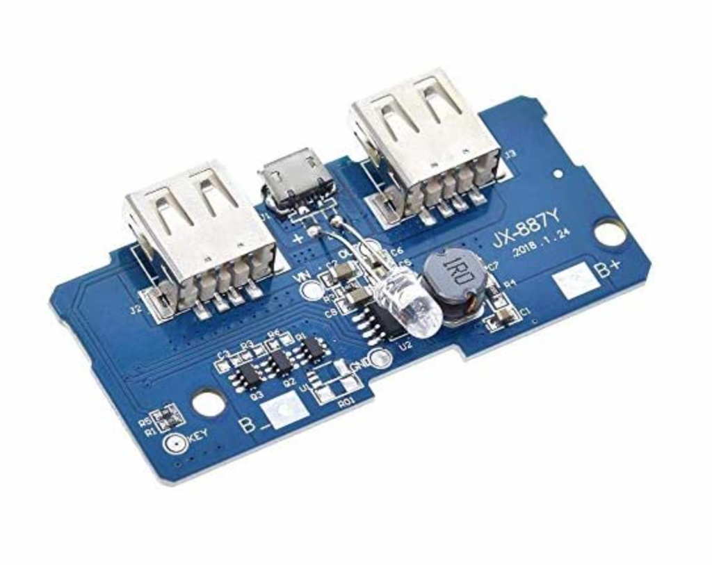 5v Bms Module 1S 18650 BMS with 3.7V to 5V 2A Step Up Converter – SMARTQAT
