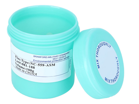 Purchase 100g Flux Paste NC‑559‑ASM 28um Solder Flux Paste in Qatar | High-Quality Soldering Flux for Electronics