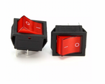 Red lamp light rocker switch with 4 pin on/off 2 position
