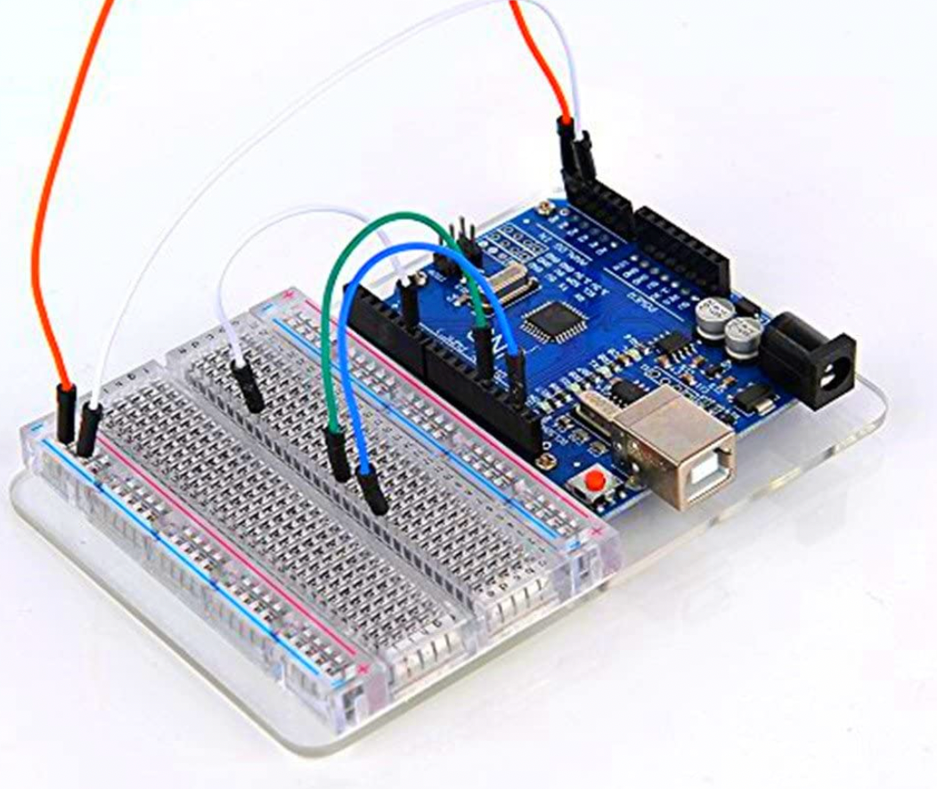 Transparent Clear Acrylic Breadboard Holder Base Plate for Arduino UNO ...