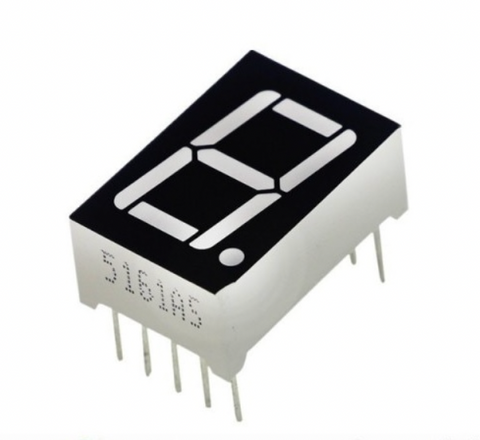 Buy 0.56 Inch 1 Digit 7 Segment Common Cathode Display in Qatar | High-Quality LED Display