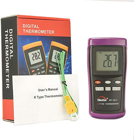 Digital Thermometer K-type DT-1311 المزدوج الحراري