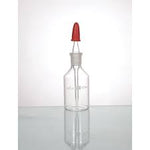 Dropping Bottle with Rubber Teat, Clear Glass -60ml
