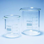 Beakers Pyrex Glass Low form  دورق حجمي