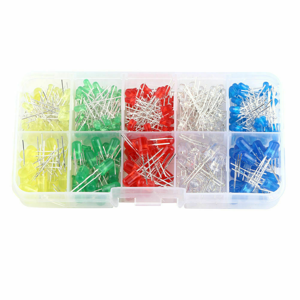 5mm Leds 5 Colors Box Kit( 300pcs) – SMARTQAT